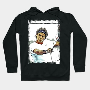 Roger Federer pop art Hoodie